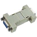 15-HD / 9-D-type adapter, 15-pin HD / 9pin D-Sub: female / male