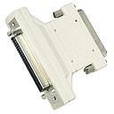 SCSI VHD adapter, 68-pin VHD Centronics connector / 50-pin SUB-D socket with clips