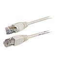 S / FTP patch cable, CAT 5, length: 1 m - gray
