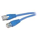 S / FTP patch cable, CAT 5, length: 2 m - blue