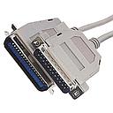 Printer cable, Sub-D / Centronics, 25 pin fully occupied / bidirectional, length 7m
